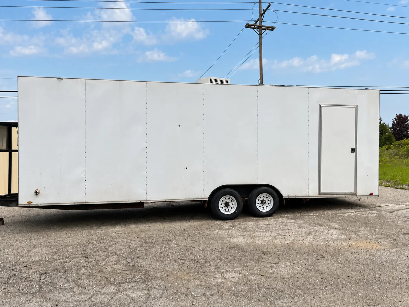 Wyoming commercial dishwashing trailer rental exterior