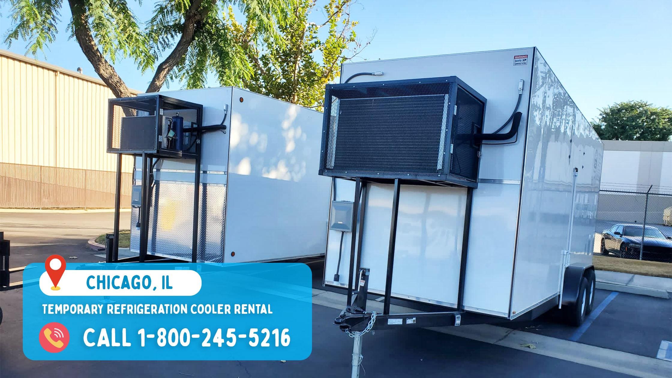 Temporary Refrigeration Cooler Rental in Chicago | ICE FOX