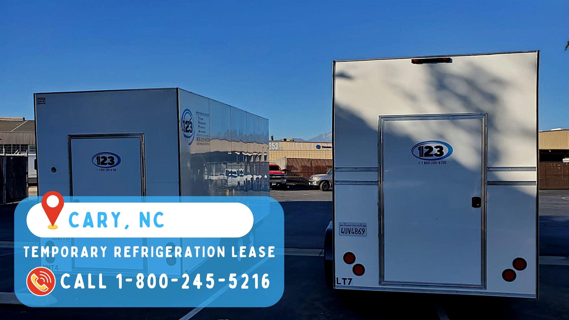 Temporary Refrigeration Lease in Cary | ICE FOX Equipment | 24