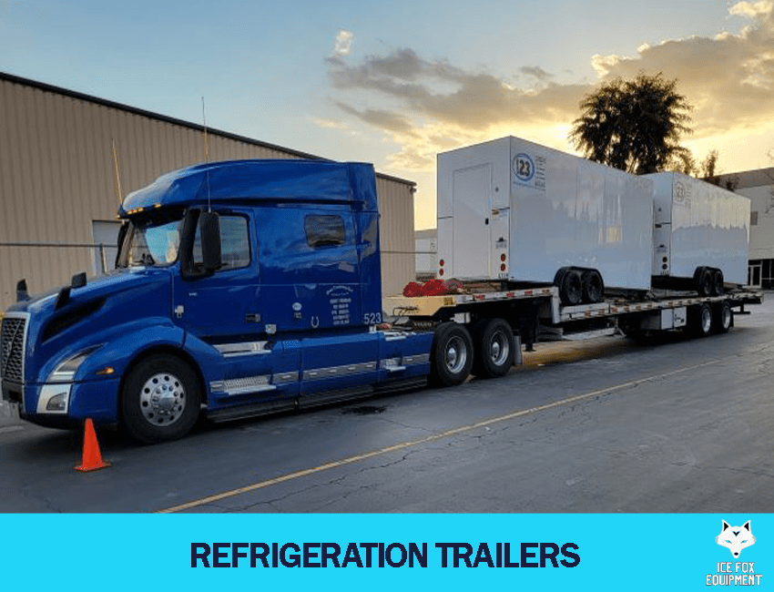 Refrigeration Trailers Rental in USA - ICE FOX Equipment - 24 Hours  Emergency Service - Modular Shower Rentals, Bunkhouses Rentals, Modular  Shower Rentals