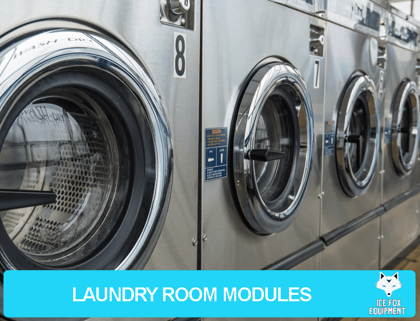 Mobile Laundry Trailers - ICE FOX Equipment - 24 Hours Emergency Service -  Kitchen, Dishwasher, Complete Basecamp Services, Restroom, Shower,  Bunkhouses Rentals