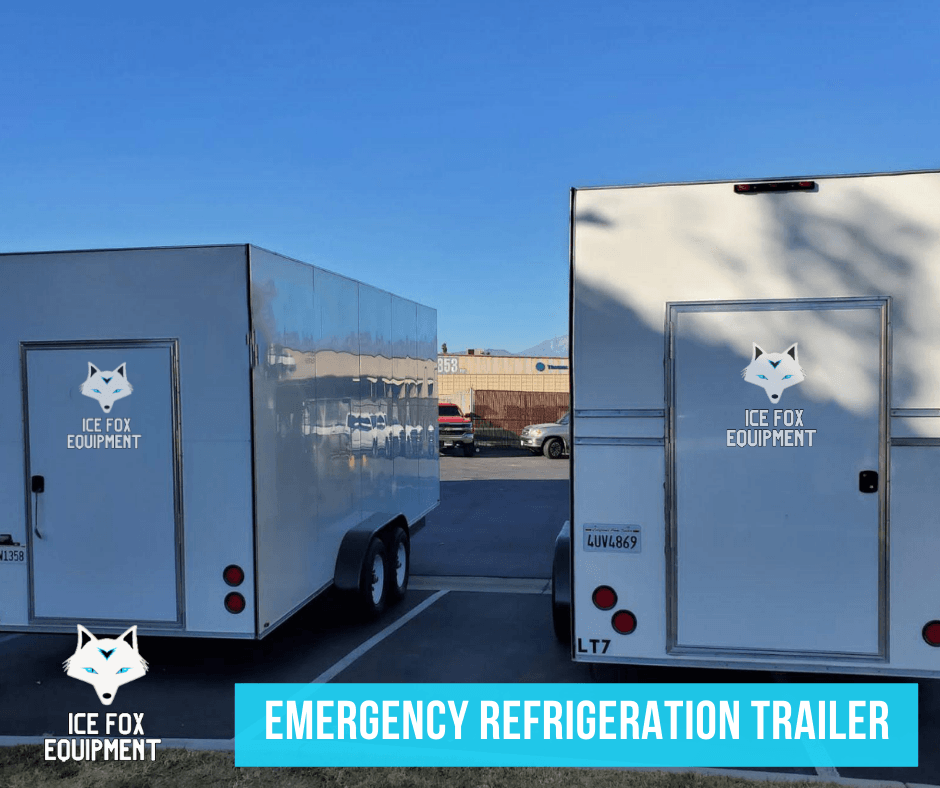 Portable Refrigeration Trailer for Rental in Iowa