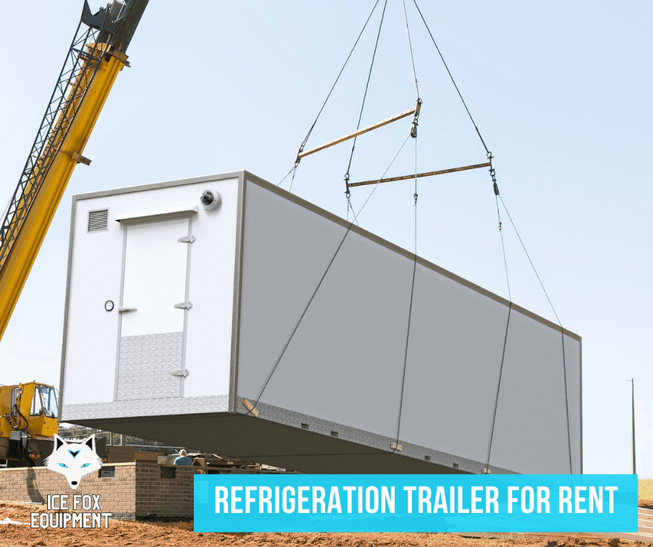Emergency Temporary refrigeration trailer in Wasilla, AK