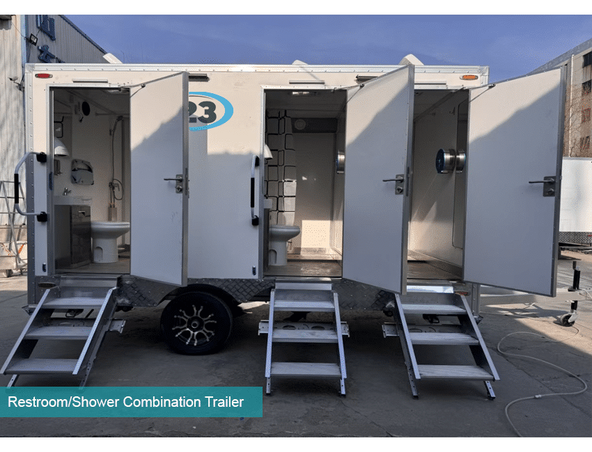 final shower and rest room