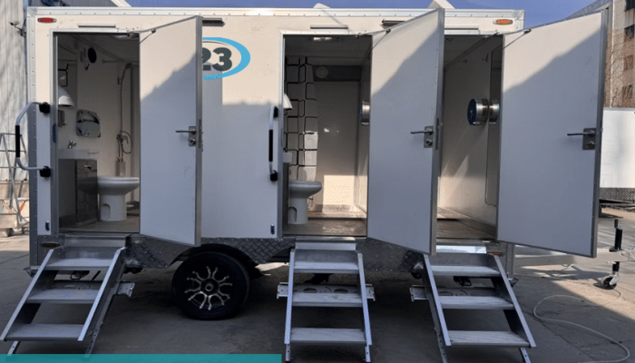 final shower and rest room